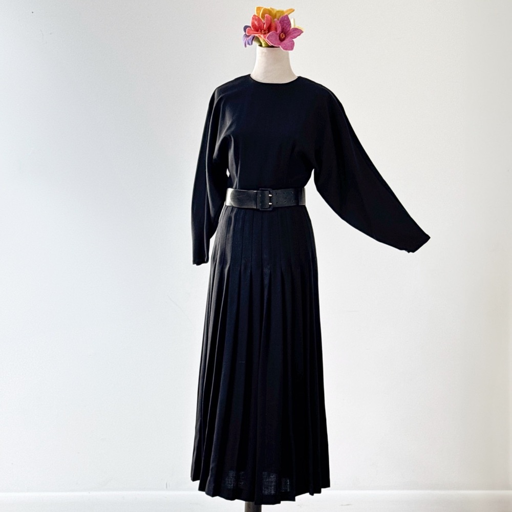 Vintage Ann Tjian for Kenar 2 Wool Dress